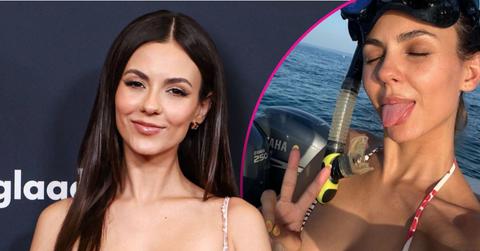 victoria justice stuns tiny bikini florida sun