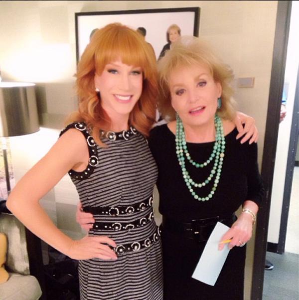 Kathy Griffin Barbara Walters