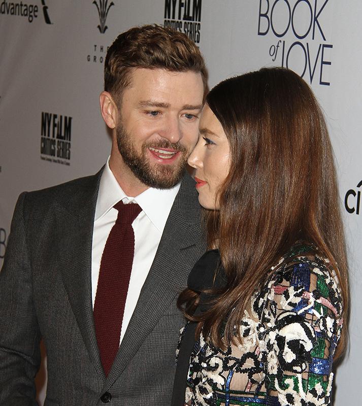 Justin Timberlake and Jessica Biel at The Book Of Love West Coast Premiere in LA