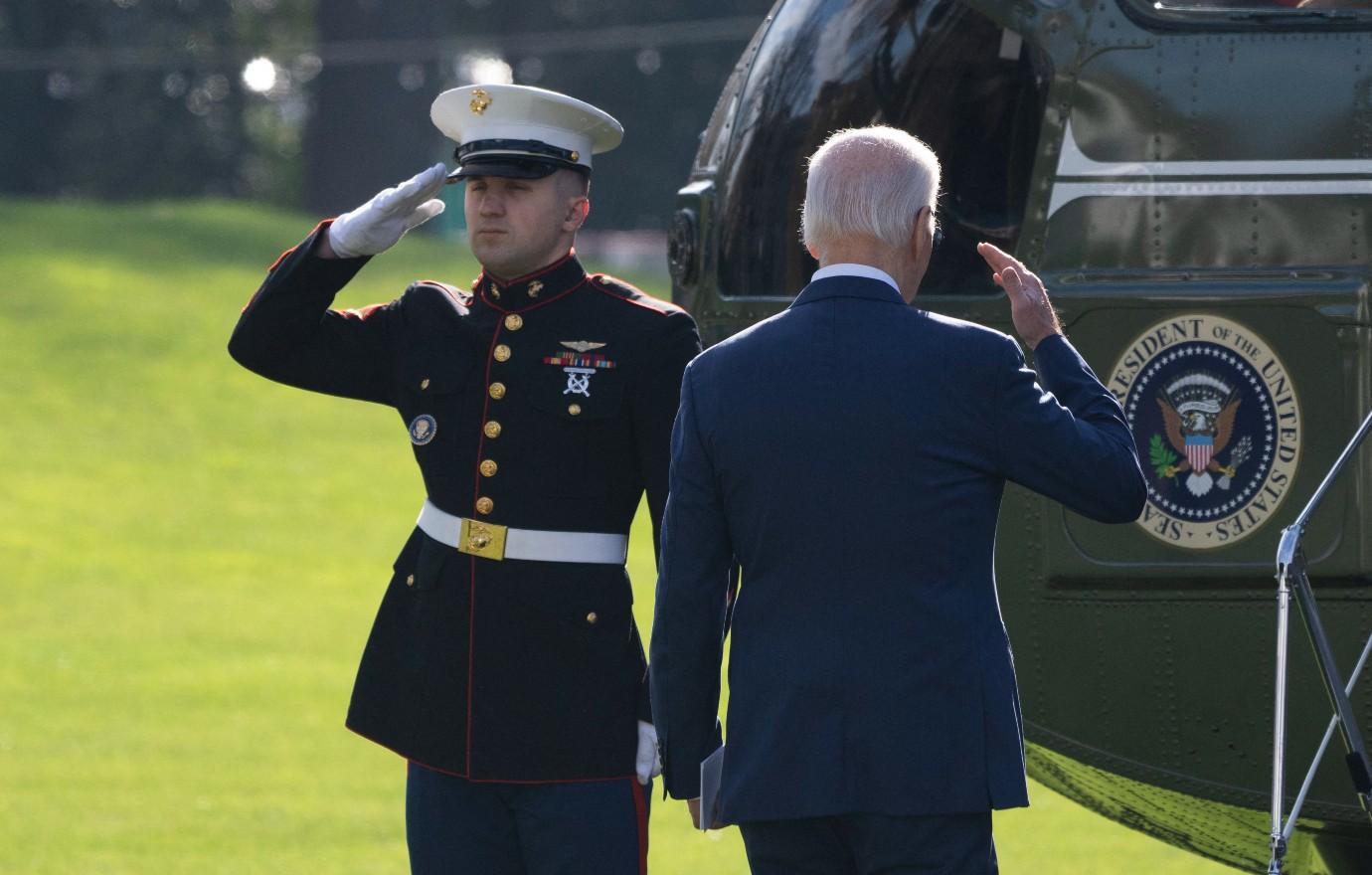 president joe biden ignores reporter screaming hard pass