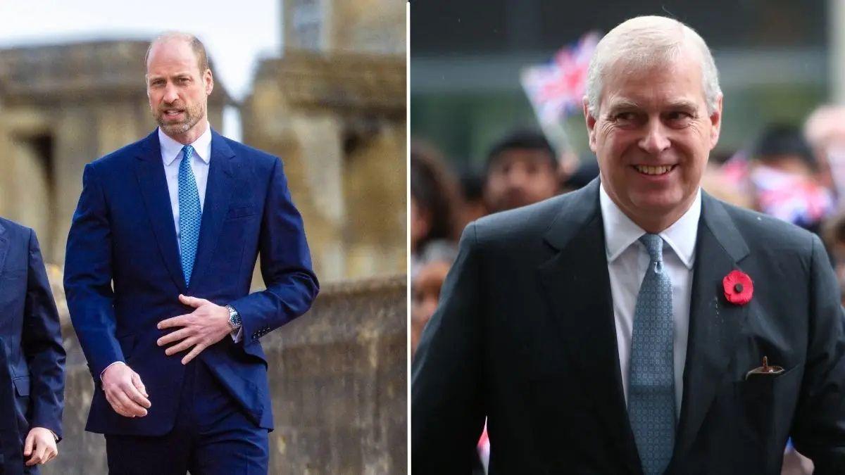 Photo of Prince William reportedly reached out to Prince Andrew on the evening his titles were stripped. 