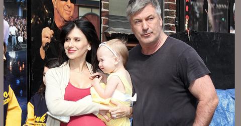 Alec Baldwin, wife Hilaria Baldwin and daughter Carmen arrive to the last ‘Late Show with David Letterman’ in NYC