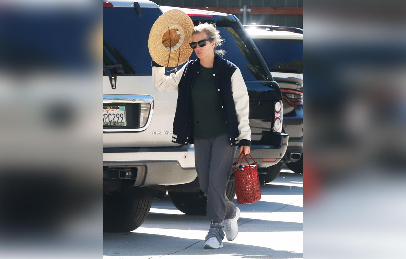 kim basinger steps out for pilates