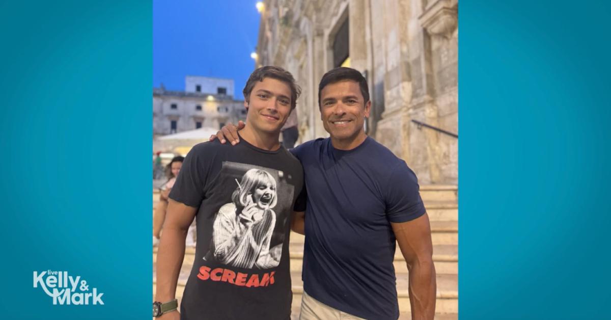 kelly ripa shades jeff bezos venice wedding trip italy mark consuelos