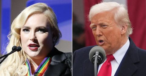 split of Meghan McCain, Donald Trump.