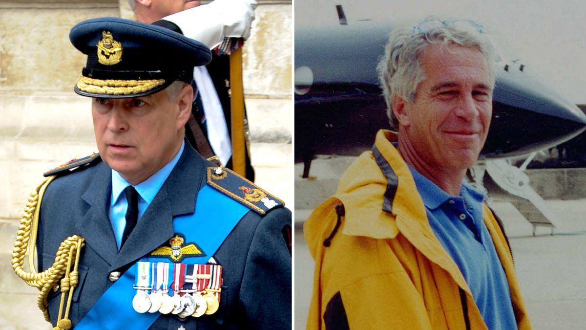 Photo of Prince Andrew and Jeffrey Epstein