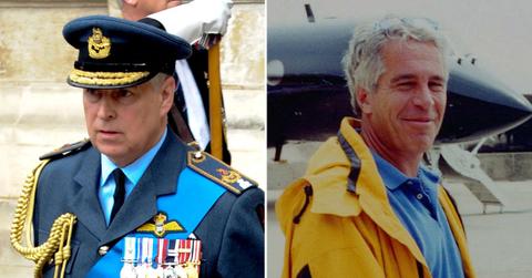Photo of Prince Andrew and Jeffrey Epstein