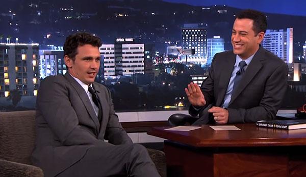 James Franco and Jimmy Kimmel