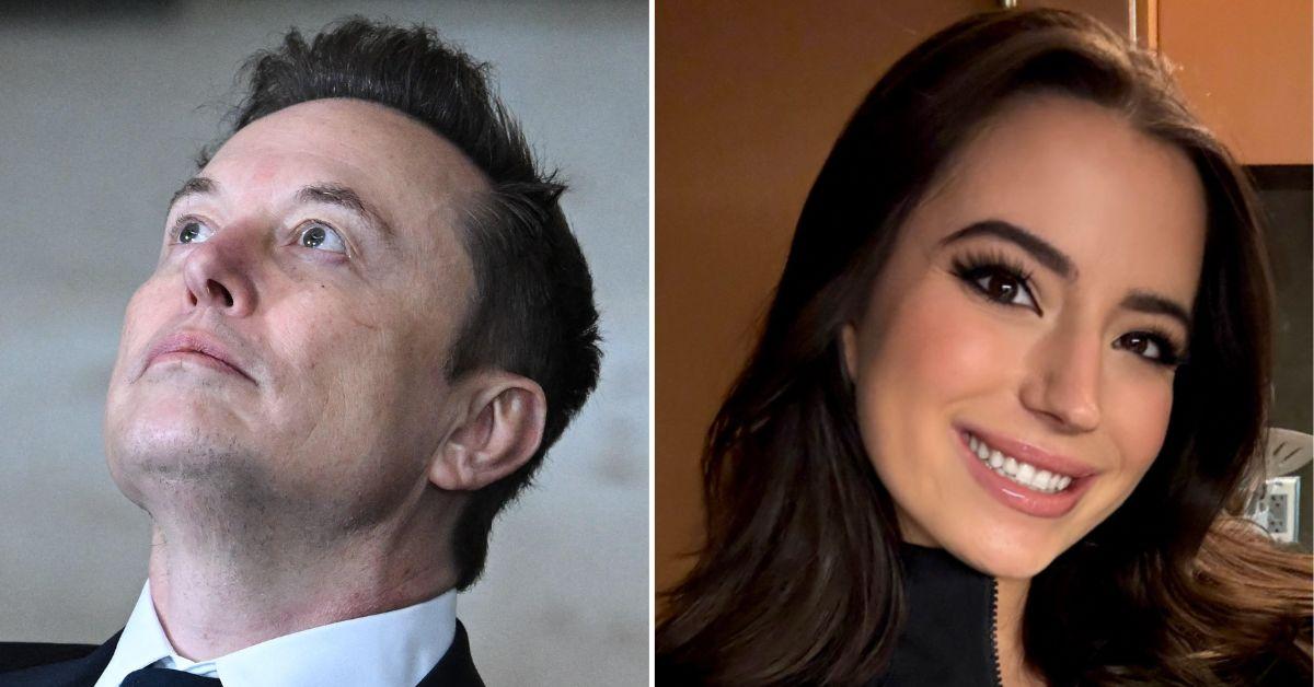 Composite photo of Elon Musk and Ashley St. Clair. 