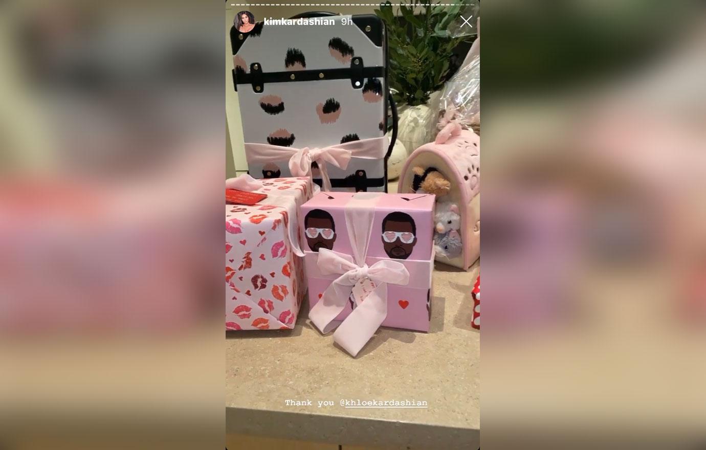 Kim Kardashian Reveals Her Valentine’s Day Presents