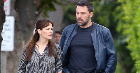 Pensive looking couple Jennifer Garner and Ben Affleck keep to themselves