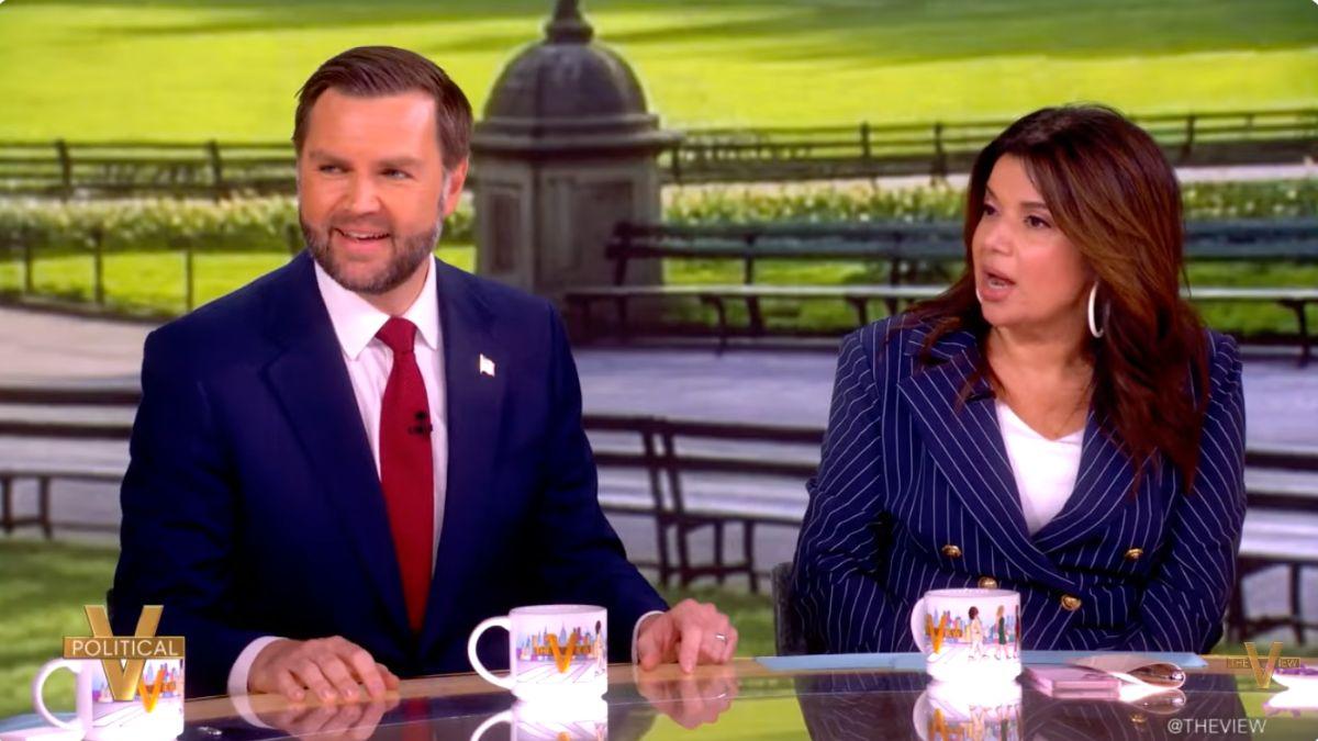 Photo of J.D. Vance laughed as the actress scolded Ana Navarro on the live show.