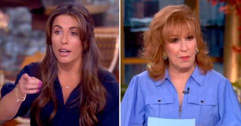 Photo of Alyssa Farah Griffin and Joy Behar on 'The View.'