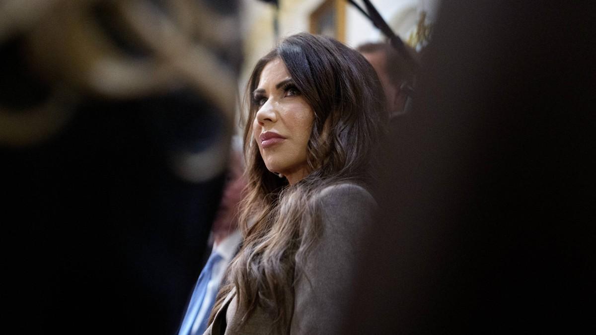 image of Kristi Noem was fired by Donald Trump. 