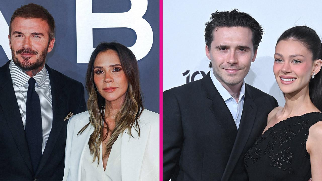 Brooklyn Beckham,Nicola Peltz,David Beckham,Victoria Beckham