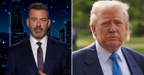photo of Jimmy Kimmel and Donald Trump