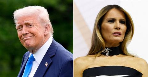 Composite photo of Donald Trump and Melania Trump