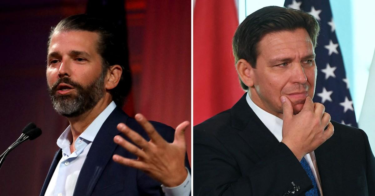 Donald Trump Jr. Condemns Ron DeSantis For Travel While Florida Floods