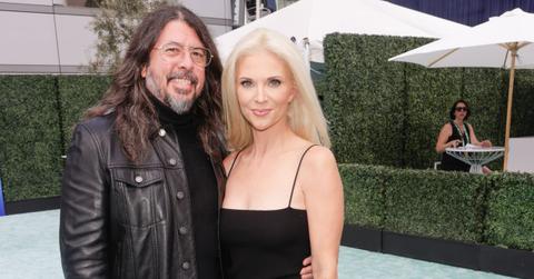 Photo of Dave Grohl and wife Jordyn Blum.