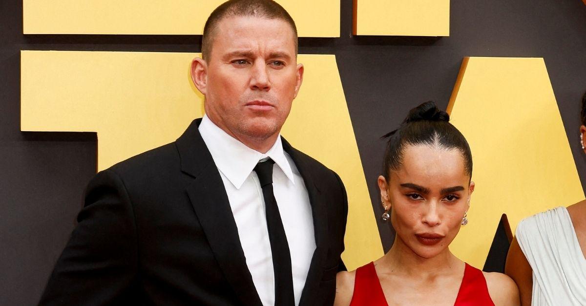 channing tatum posts zoe kravitz movie