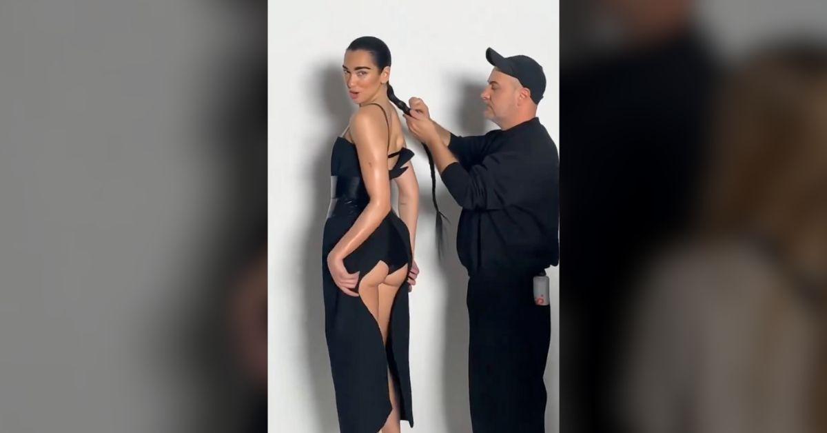 dua lipa flashes buttcheeks shocking new video watch