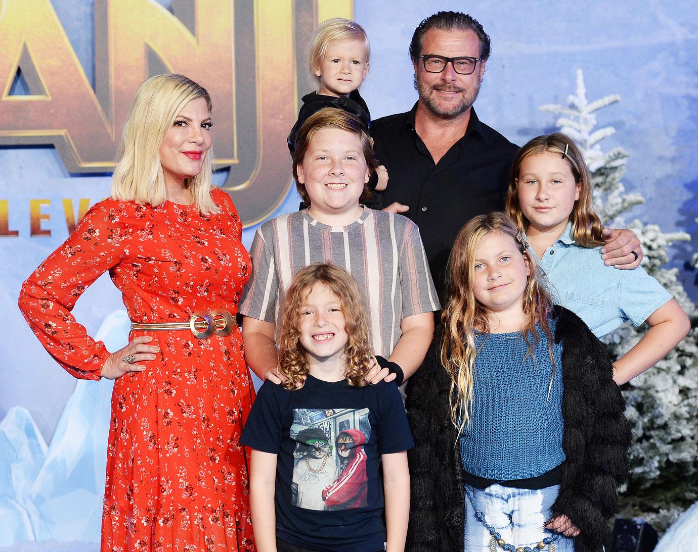 tori spelling mom candy spelling give financial support once split husband dean mcdermott