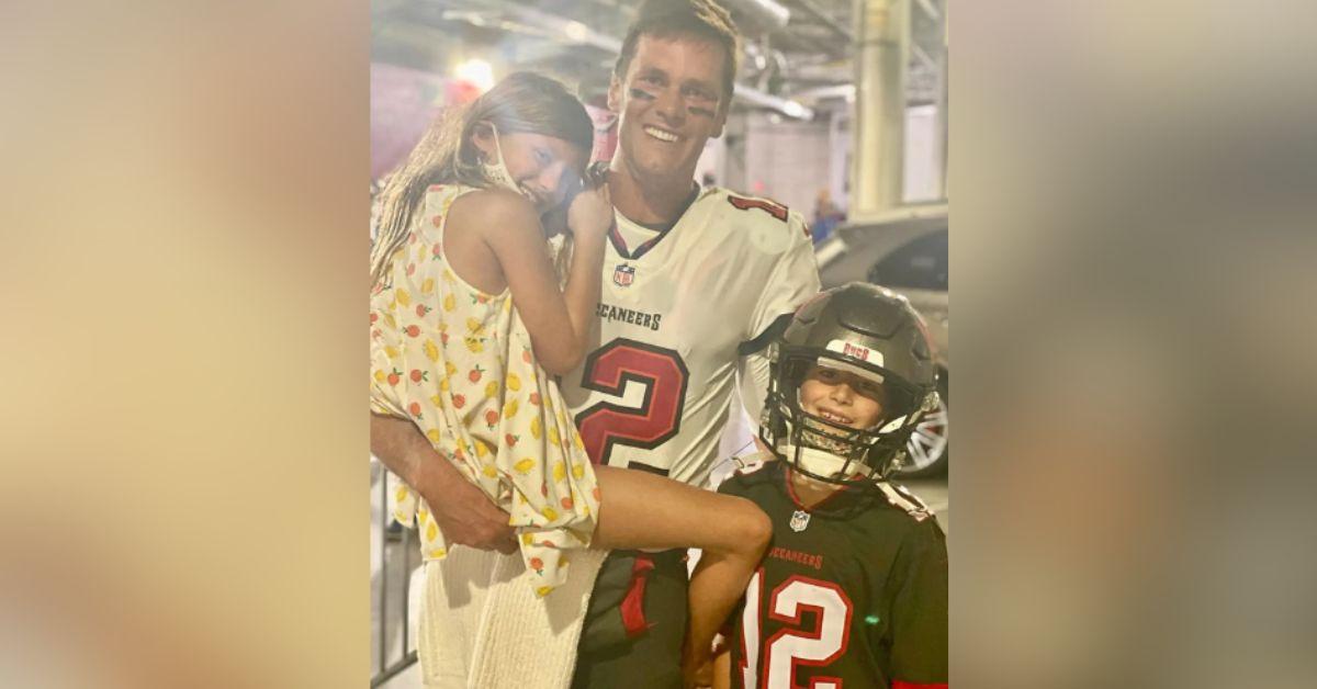 image of Tom Brady opened up about fatherhood in his newsletter.
