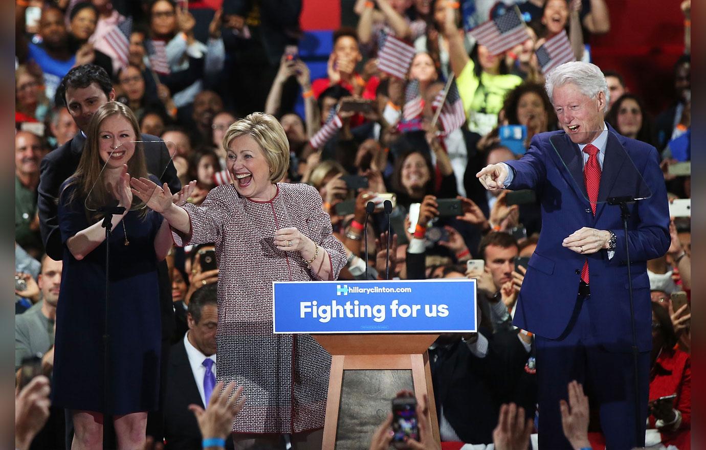 Hillary Clinton Holds New York Primary Night Gathering In Manhattan