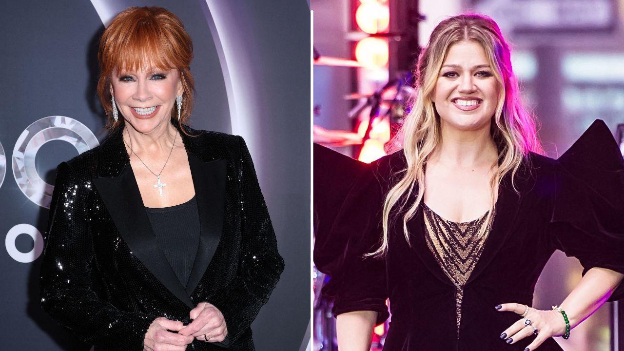Split of Reba McEntire; Kelly Clarkson.