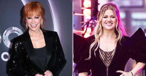 Split of Reba McEntire; Kelly Clarkson.
