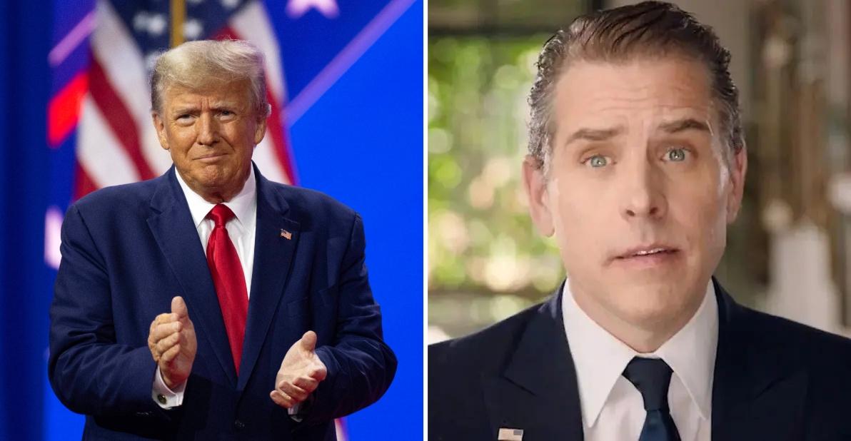 donald trump isnt happy hunter biden indictment justice systems