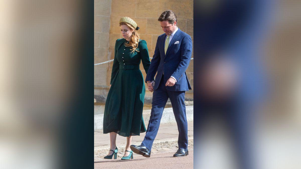Photo of Princess Beatrice and Edoardo Mapelli Mozzi.