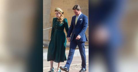 Photo of Princess Beatrice and Edoardo Mapelli Mozzi.