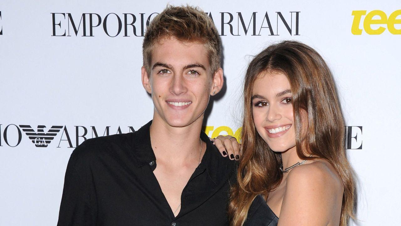 Image of Kaia Gerber spoke about her brother Presley Gerber and his experience with addiction.
