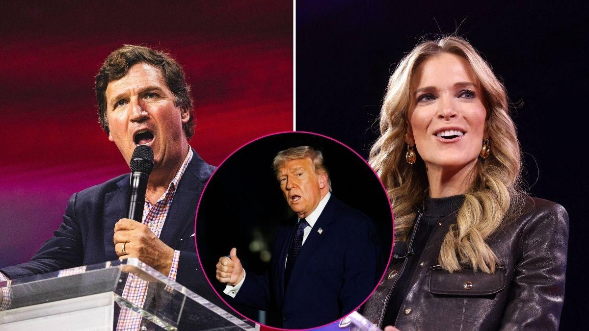 Composite photo of Megyn Kelly and Tucker Carlson.
