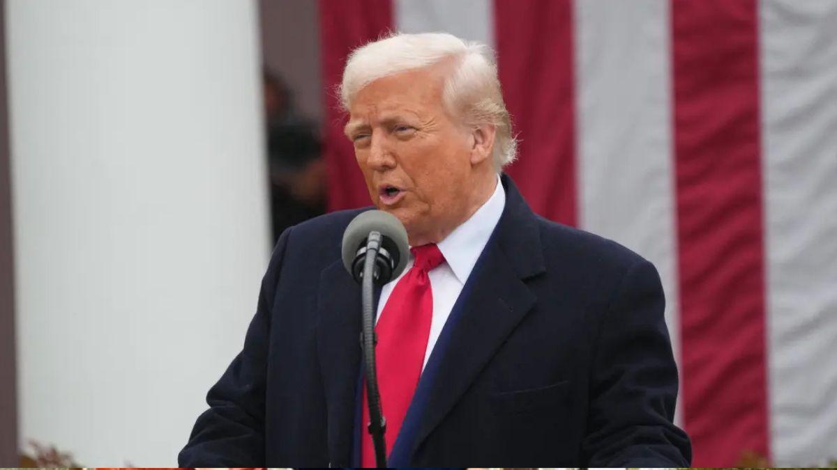 Donald Trump Addresses Why He Grips Stair Railings Amid Health Concerns