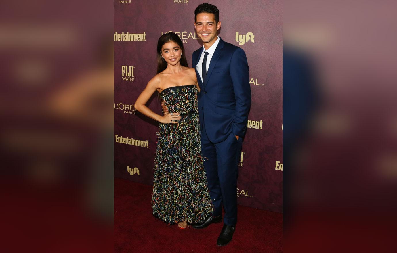 Sarah Hyland And Wells Adams At Event Engaged