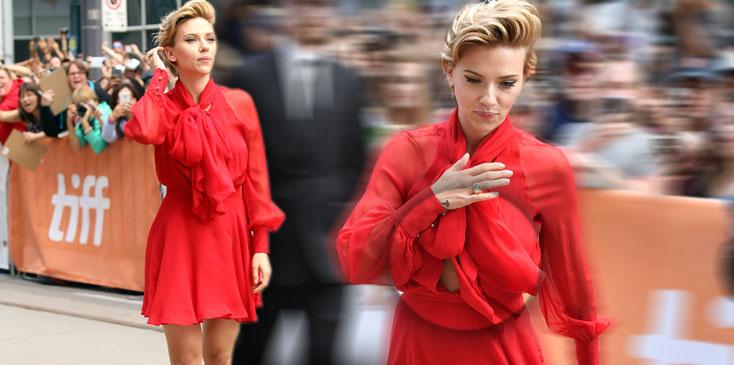 Nip Slip Alert! Scarlett Johansson Suffers From Embarrassing Wardrobe  Malfunction In Flowy Dress