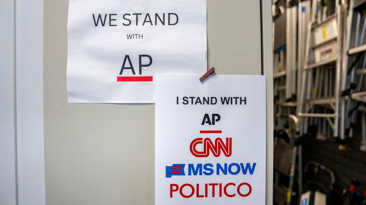 Image of The outlets filed a joint lawsuit challenging the administration’s decision to revoke press access.