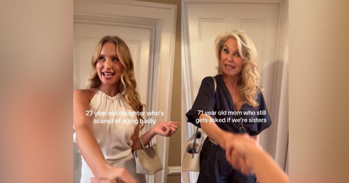 image of The two joked on TikTok about being mistaken for sisters.