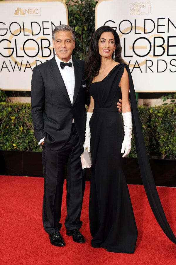 George clooney amal golden globes 2015