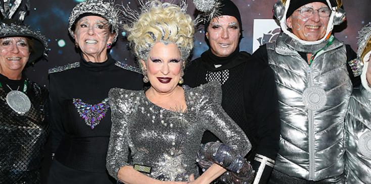 Bette midler new york restoration project hulaween pics