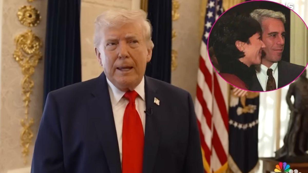 Composite photo of Donald Trump and Jeffrey Epstein