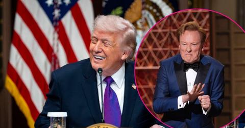 Composite photo of Donald Trump and Conan O'Brien.