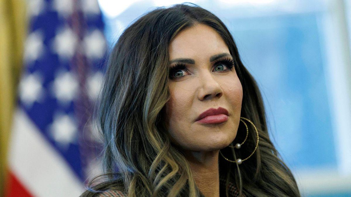 Image of Kristi Noem became known as 'ICE Barbie' during her reign as Homeland Security Secretary.