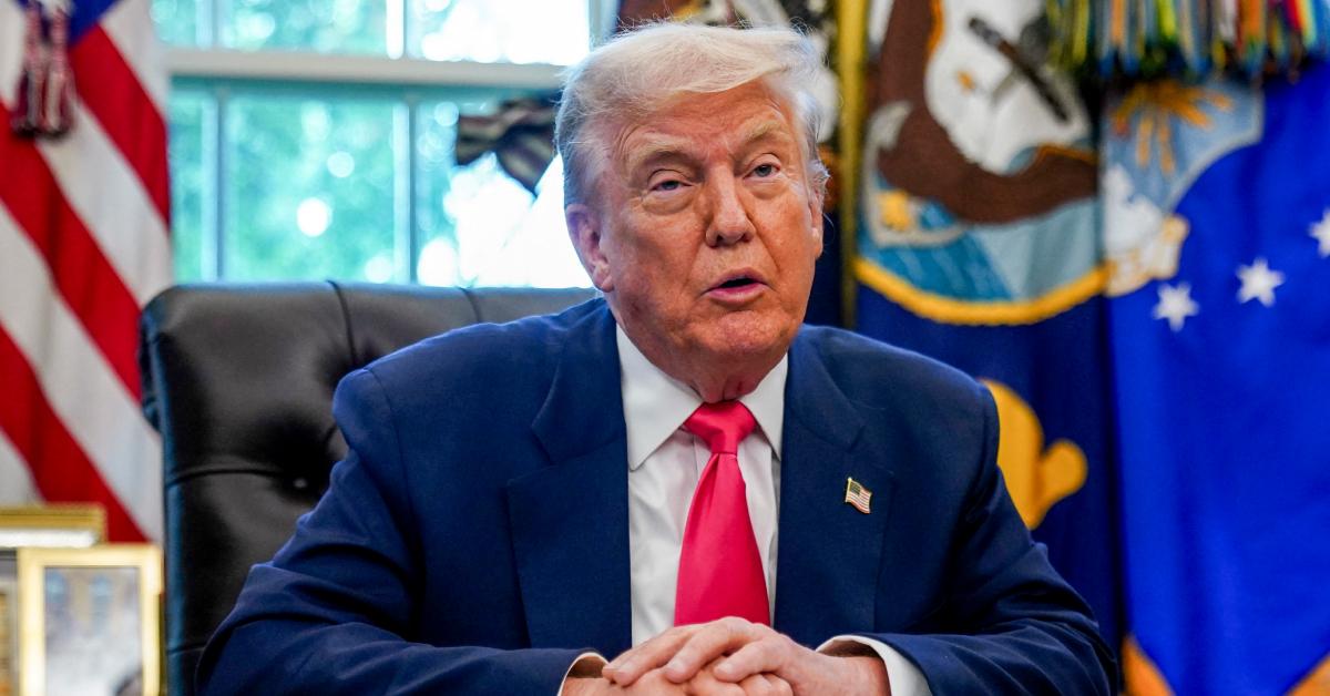 Image of the president recently made a comment about hoping to 'get to heaven.'