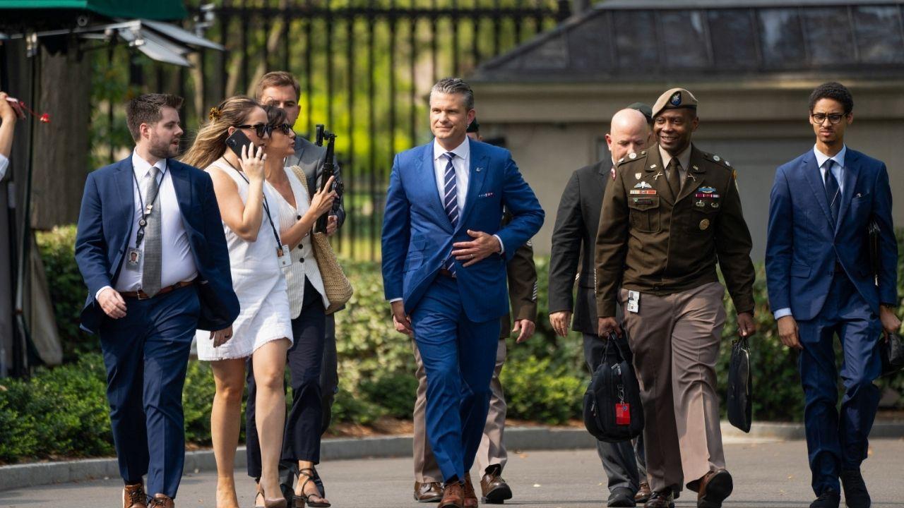 Image of Civil rights groups accused Pete Hegseth of pursuing policies that undermine female military leaders and their careers.