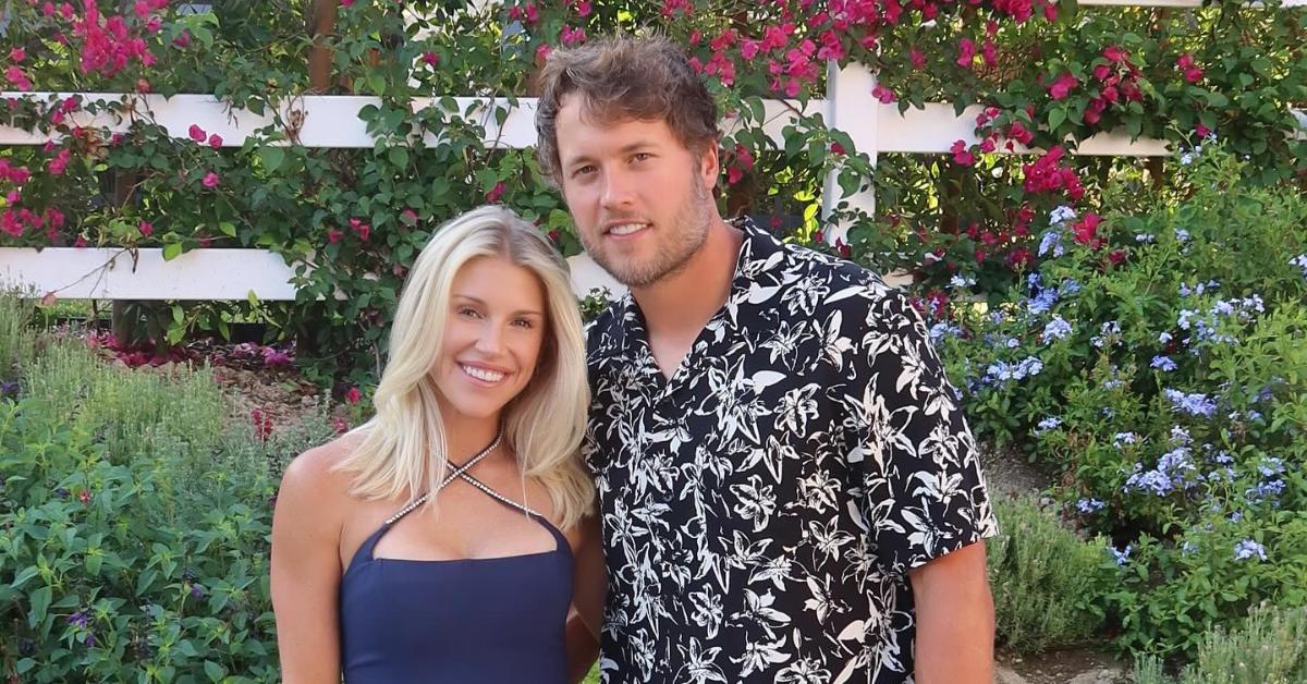 Photo of Kelly and Matthew Stafford.