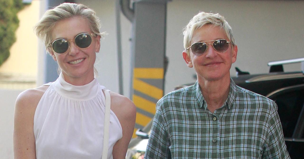 ellen degeneres uk estate did not flood anniversary portia de rossi