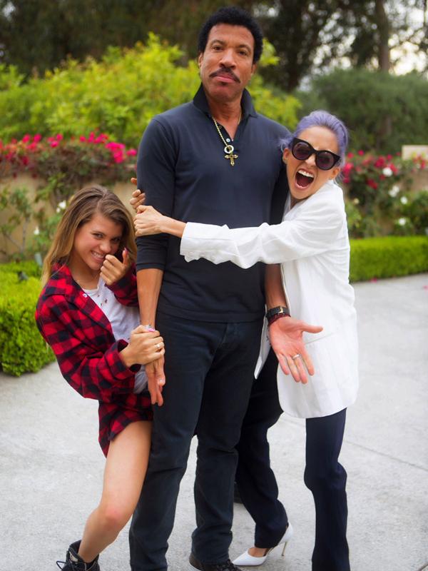 Sofia Richie, Lionel Richie, Nicole Richie in &#8220;Candidly Nicole&#8221;